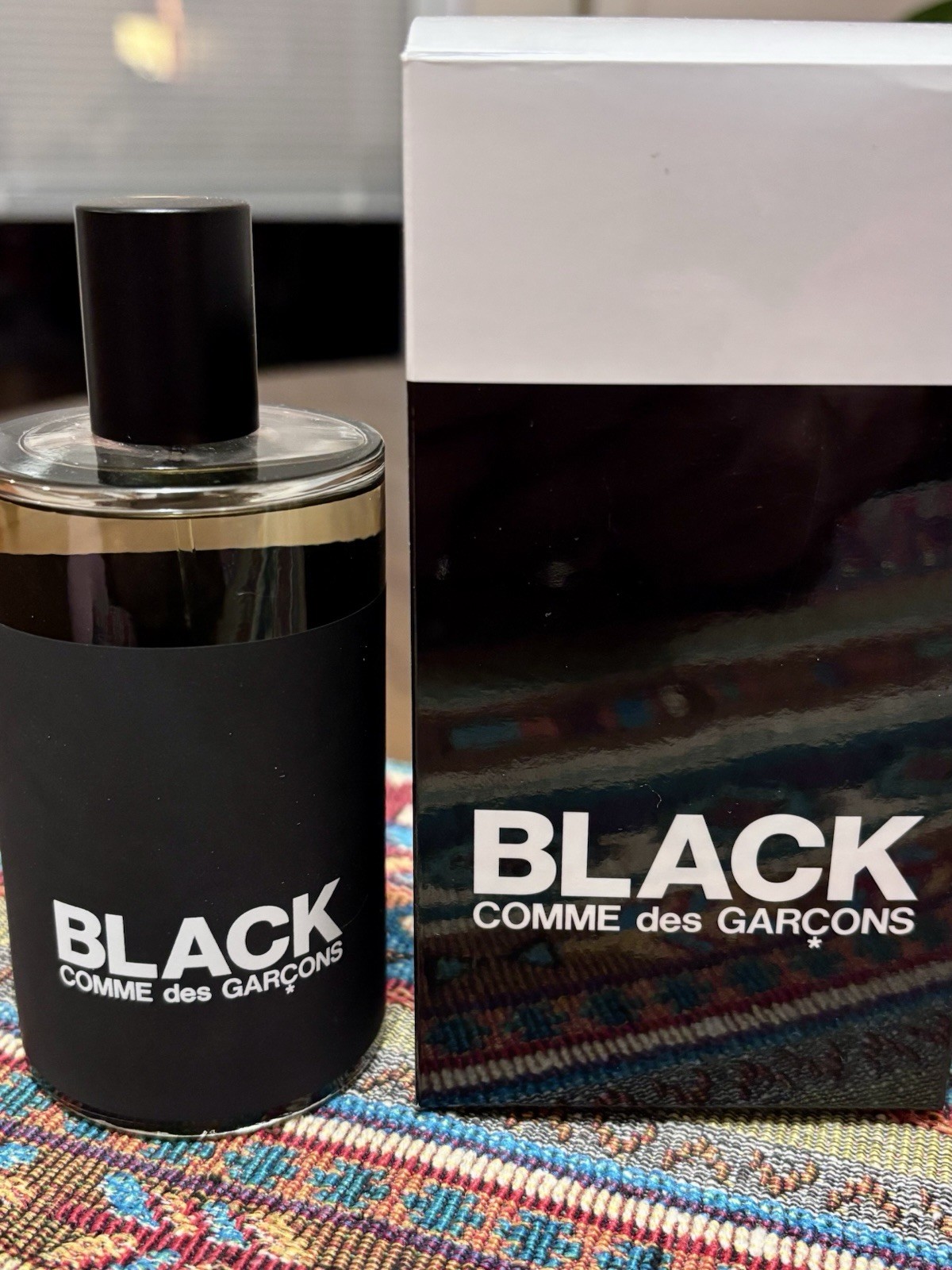 Comme des Garçons Black EDT 100 ml 3.4 oz Unisex Niche Perfume ~ Smoky Comme des Garçons Black EDT 100 ml 3.4 oz Unisex Niche Perfume ~ Smoky
