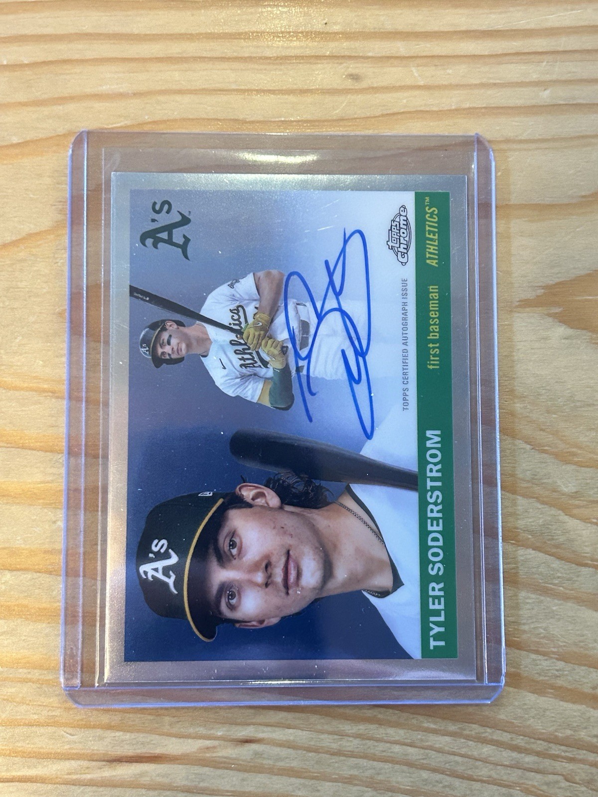 2025 Topps Platinum Chrome - Tyler Soderstrom Auto #CPA-TSO Athletics Sh 2025 Topps Platinum Chrome - Tyler Soderstrom Auto #CPA-TSO Athletics Sh