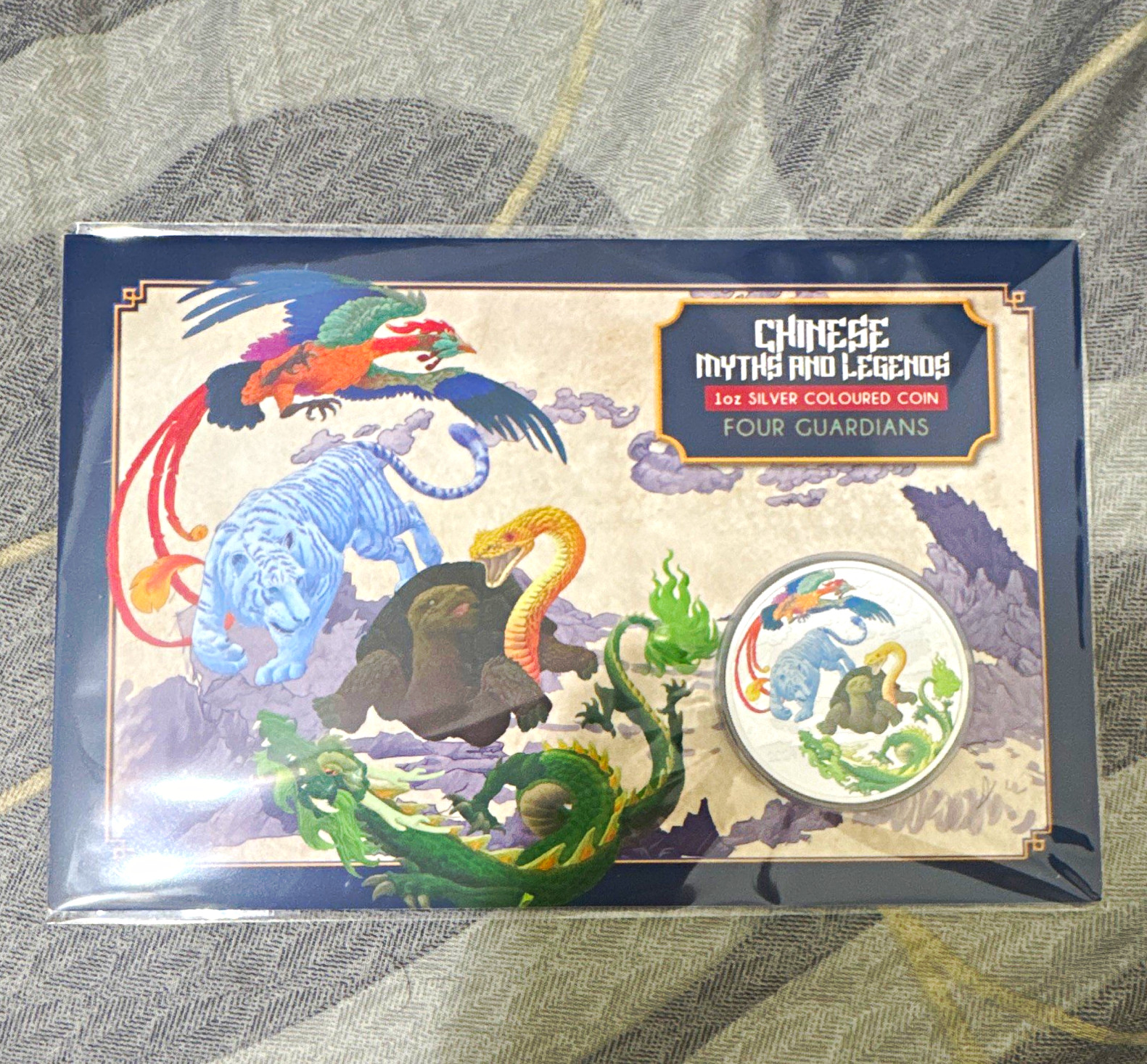Perth Mint 2024 Australia $1 Chinese Myths & Legends Four Guardians 1oz .9999