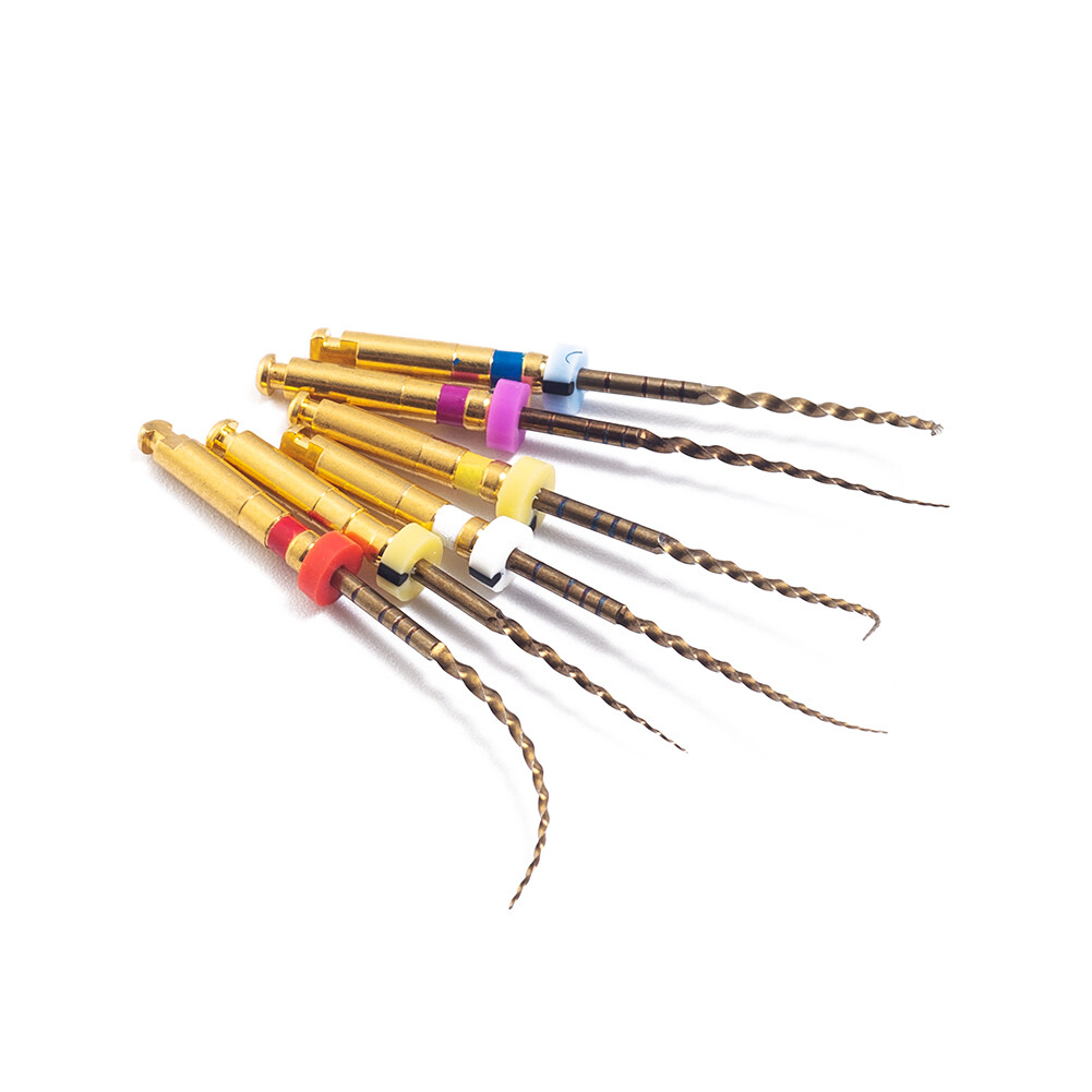 10Pk Dental Endodontic X-Pro Gold Taper Endo Rotary Files Niti Engine Tips SX-F3