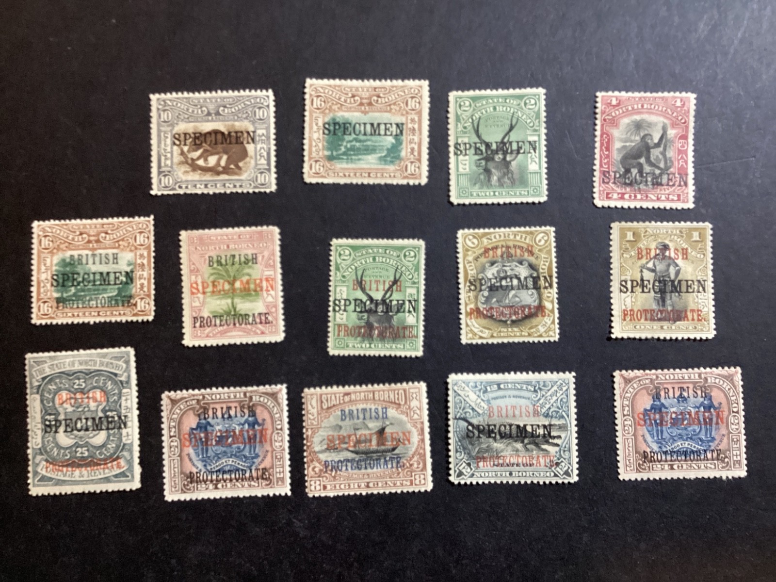 ICOLLECTZONE Valuable North Borneo Specimen Lot of 14 diff hinged (B500-56) ICOLLECTZONE Valuable North Borneo Specimen Lot of 14 diff hinged (B500-56)