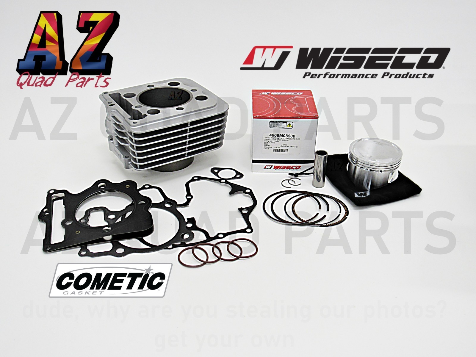 Honda TRX 400EX 400X Top End Rebuild Repair Kit Wiseco Piston Gaskets Cylinder Honda TRX 400EX 400X Top End Rebuild Repair Kit Wiseco Piston Gaskets Cylinder
