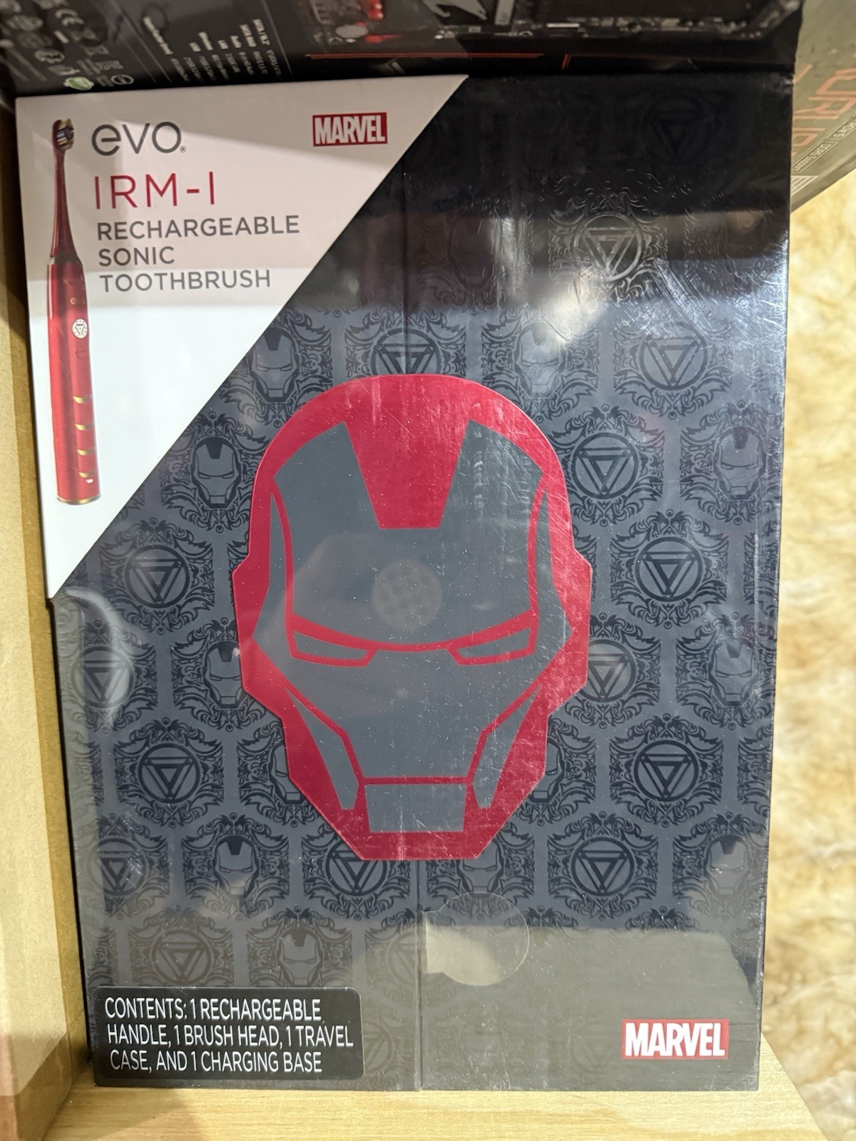 Evo IRM-I - Iron Man Themed Rechargeable Sonic Toothbrush - Brand New