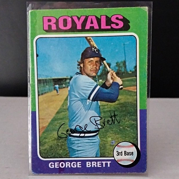 1975 Topps George Brett Rookie Card # 228 1975 Topps George Brett Rookie Card # 228