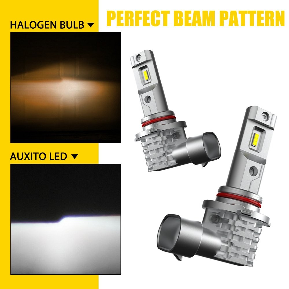 Pair H10 LED Fog Driving Bulbs Light Kit 9140 9145 White 6500K Super Bright M4 X