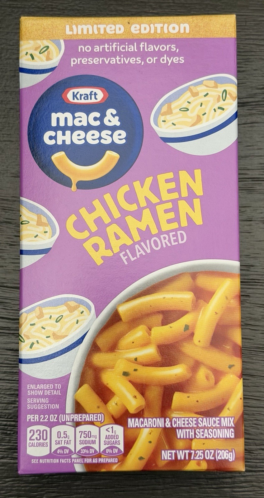12 Kraft Mac & Cheese Chicken Ramen Flavor Limited Edition 7.25 oz Boxes 11/5/26