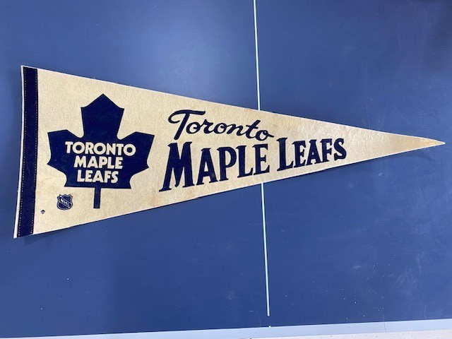 Vintage Toronto Maple Leafs Pennant 12x30 Inch