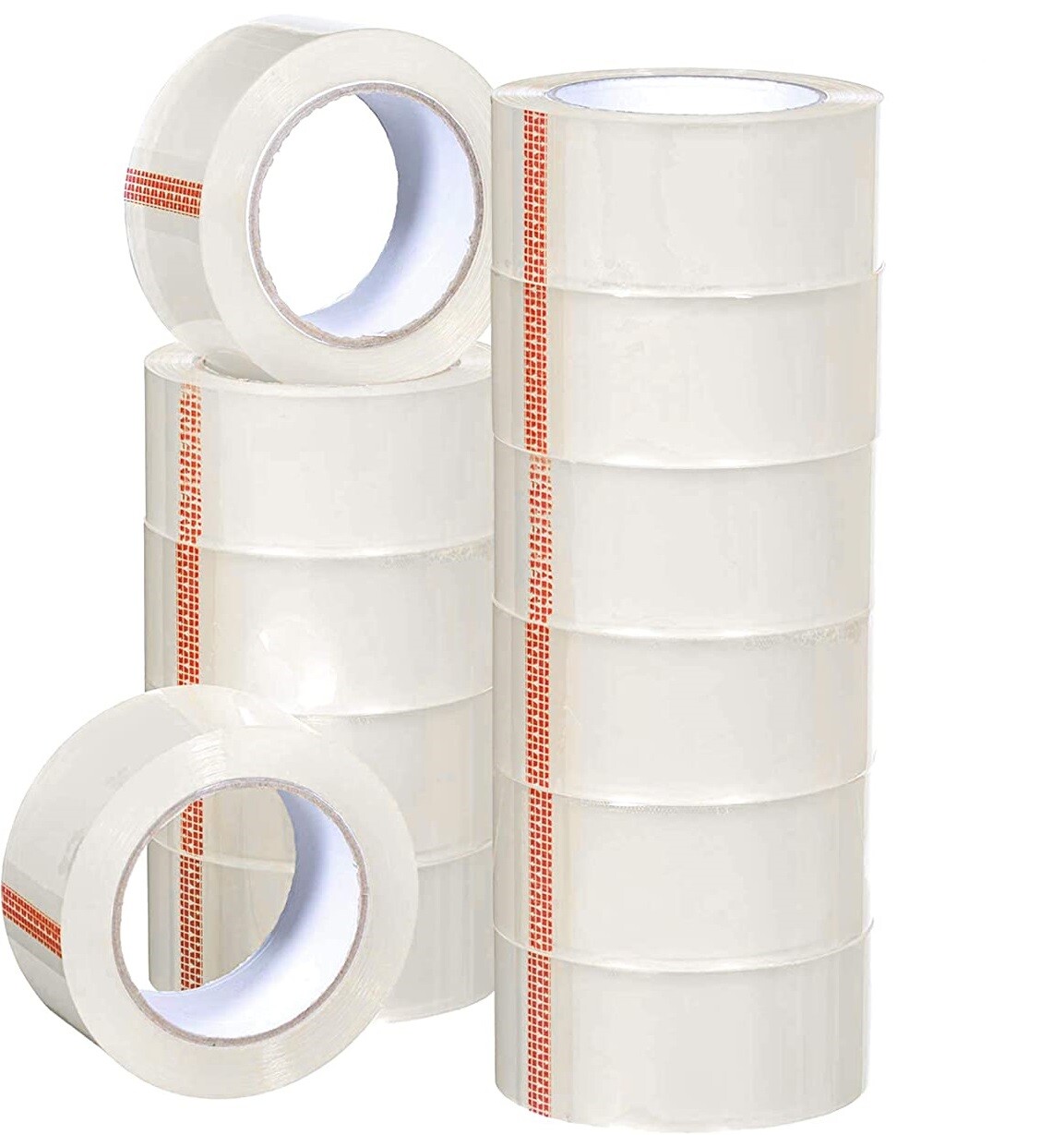 72 Rolls Premium Clear Carton Box Sealing Packing Tape 2.5 Mil Thick 2\ 72 Rolls Premium Clear Carton Box Sealing Packing Tape 2.5 Mil Thick 2\
