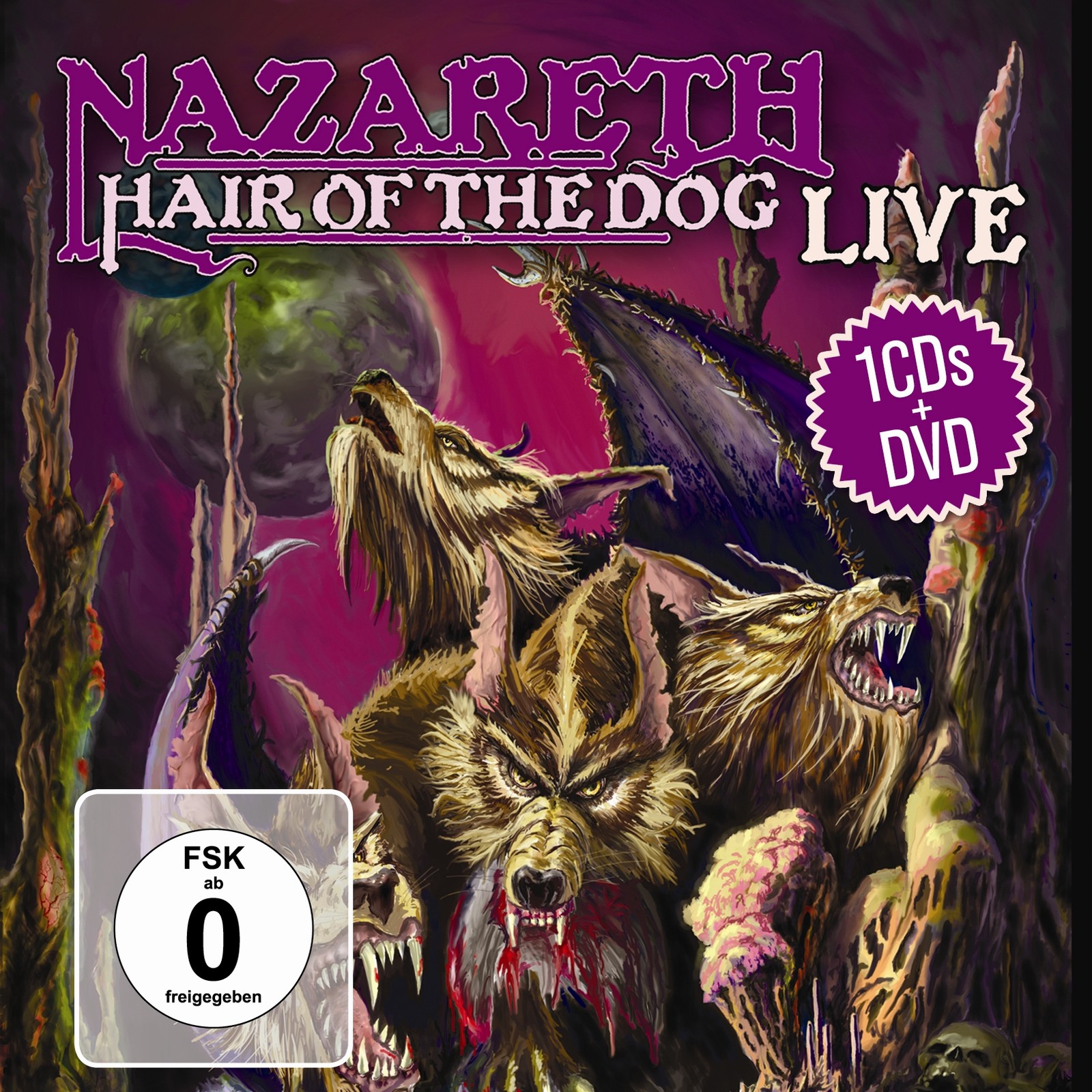 Nazareth Hair Of The Dog Live Deluxe Edition CD DVD And Bonus CD Sealed