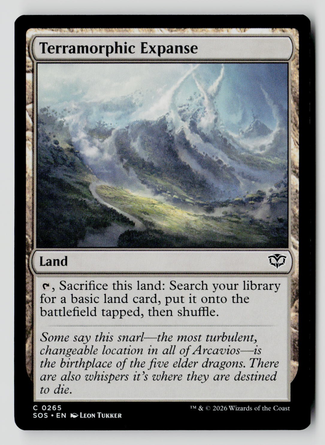 Terramorphic Expanse 265 C MTG SOS NM