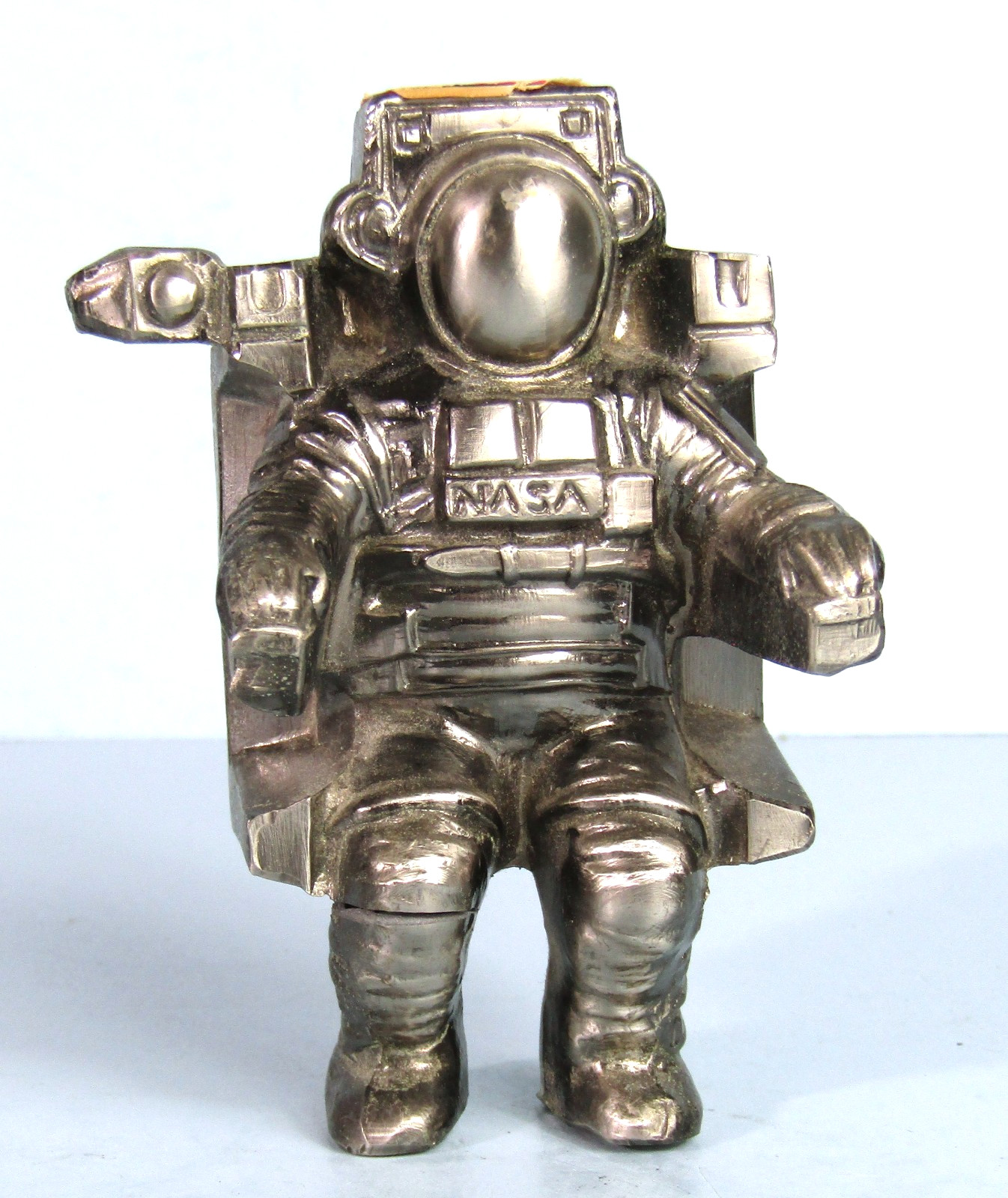 NASA ASTRONAUT Vintage 1970s Figural Metal Table Lighter Comoy's of London