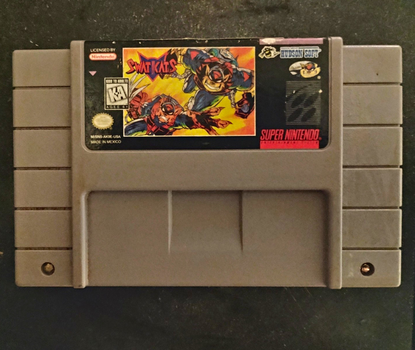 SWAT Kats: The Radical Squadron SNES Cartridge Hudson Soft E-Everyone SWAT Kats: The Radical Squadron SNES Cartridge Hudson Soft E-Everyone