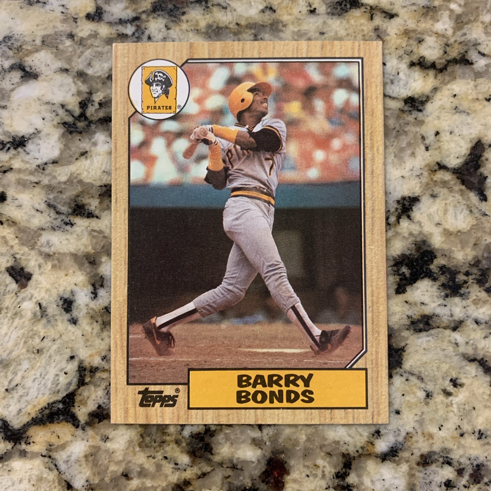 Barry Bonds Rookie Card. 1987 Topps #320. Barry Bonds Rookie Card. 1987 Topps #320.