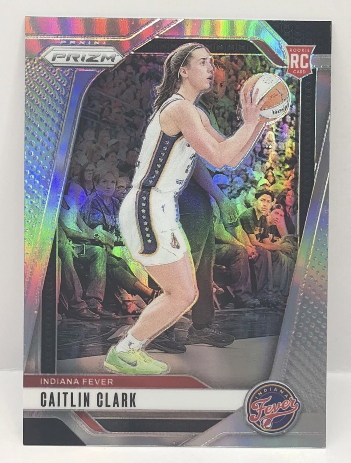 2024 Panini Prizm Caitlin Clark #22 Silver Prizm RC Rookie Indiana Fever WNBA 2024 Panini Prizm Caitlin Clark #22 Silver Prizm RC Rookie Indiana Fever WNBA