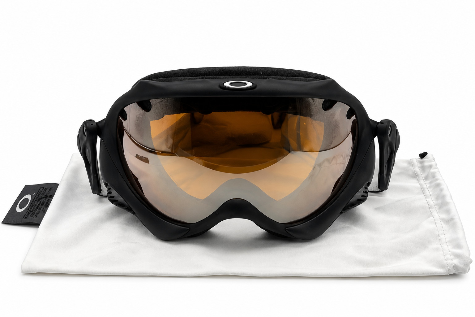 Oakley Wisdom Snow Goggles Black Iridium Lens NEW NOS Vintage w/ Original Box