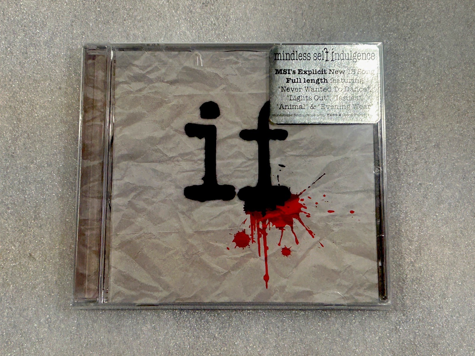 Mindless Self Indulgence – If CD 2008 MSI The End Records Rare SEALED Mindless Self Indulgence – If CD 2008 MSI The End Records Rare SEALED