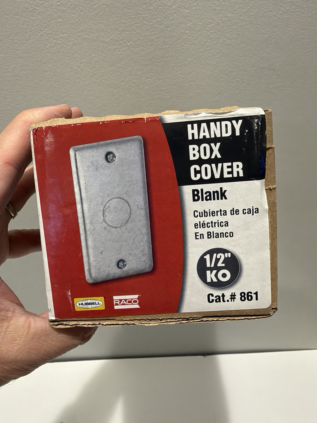 LOT OF 27 Hubbell RACO 861 Handy Box Covers 1/2\