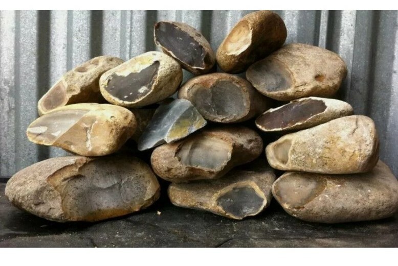 Texas Primo Thin Chert Flint Knapping Material Arrowheads Med FlatRate Box full Texas Primo Thin Chert Flint Knapping Material Arrowheads Med FlatRate Box full