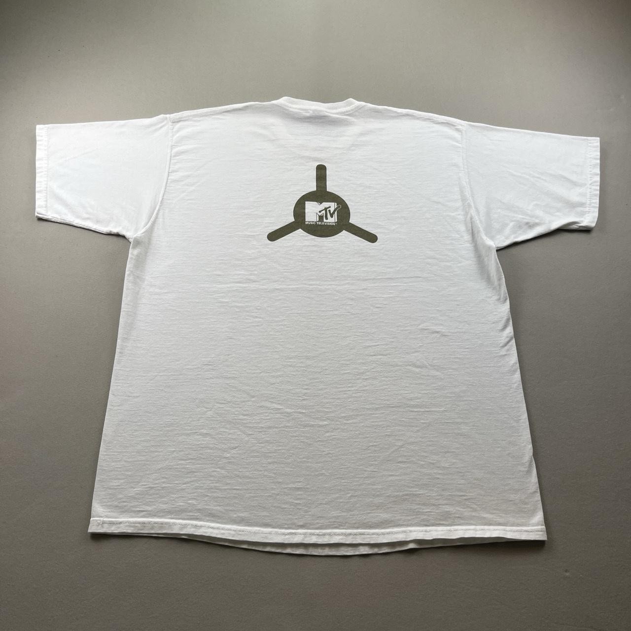 Vintage MTV T-Shirt Mens XL White Music Television Logo Video Promo Hip Hop 90s Vintage MTV T-Shirt Mens XL White Music Television Logo Video Promo Hip Hop 90s