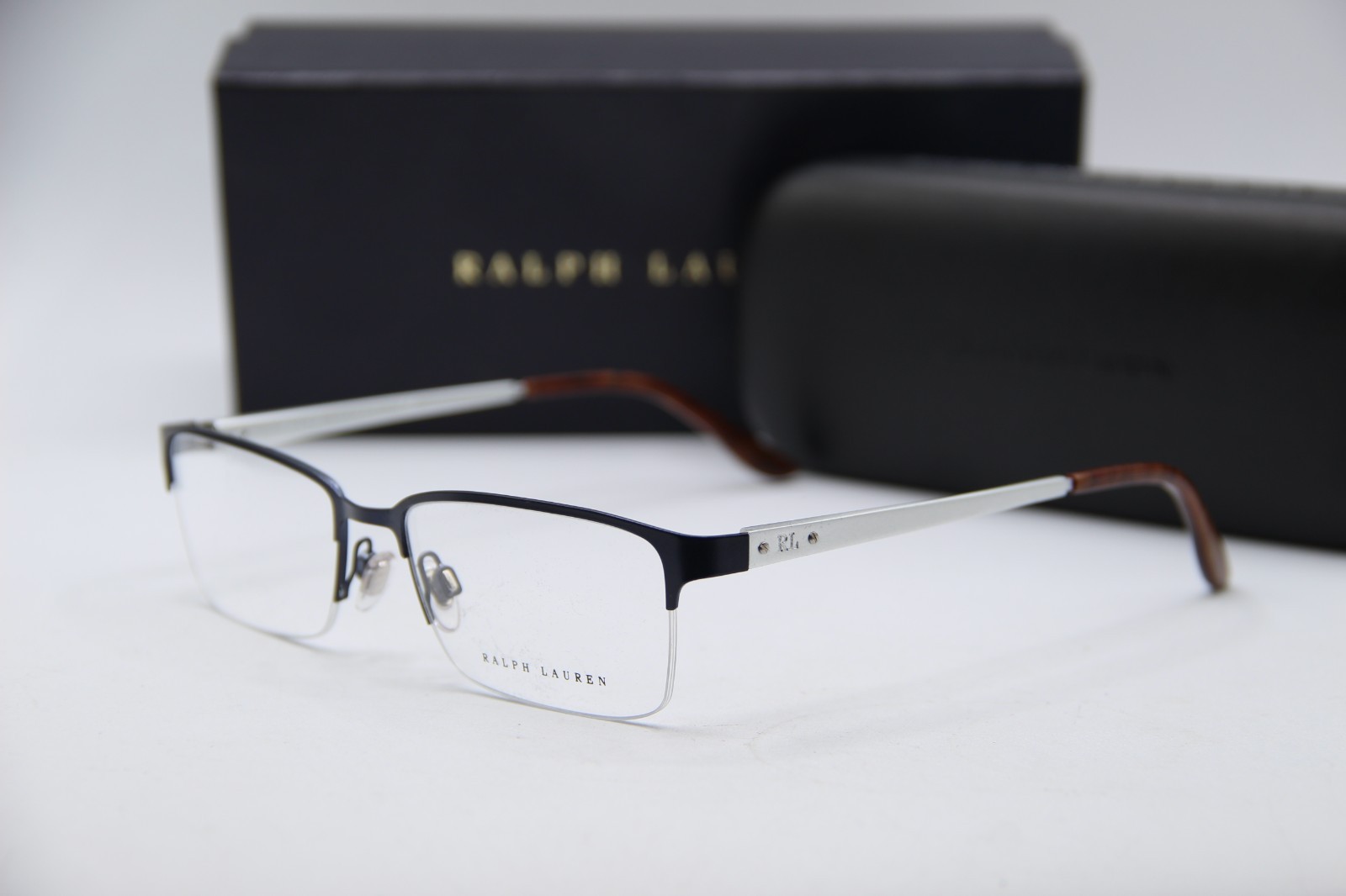 NEW RALPH LAUREN RL 5089 9119 BLUE GUNMETAL AUTHENTIC FRAMES EYEGLASSES 54-18