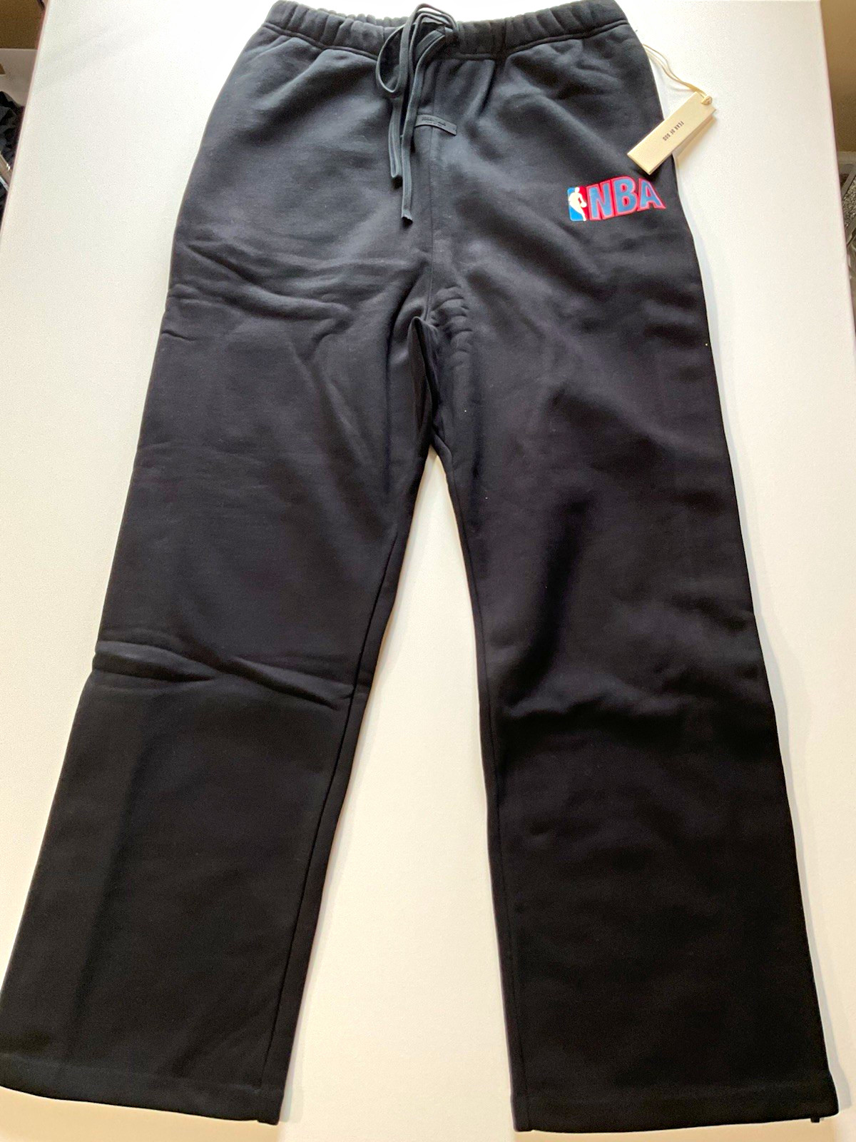 Fear of God NBA Men\'s Black Snap Button Sweatpants Pants Size L Fear of God NBA Men\'s Black Snap Button Sweatpants Pants Size L