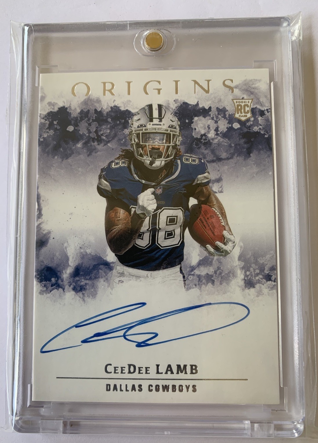 2020 Panini Origins CeeDee Lamb RC On Card Auto Cowboys RA-CL Rookie 🔥