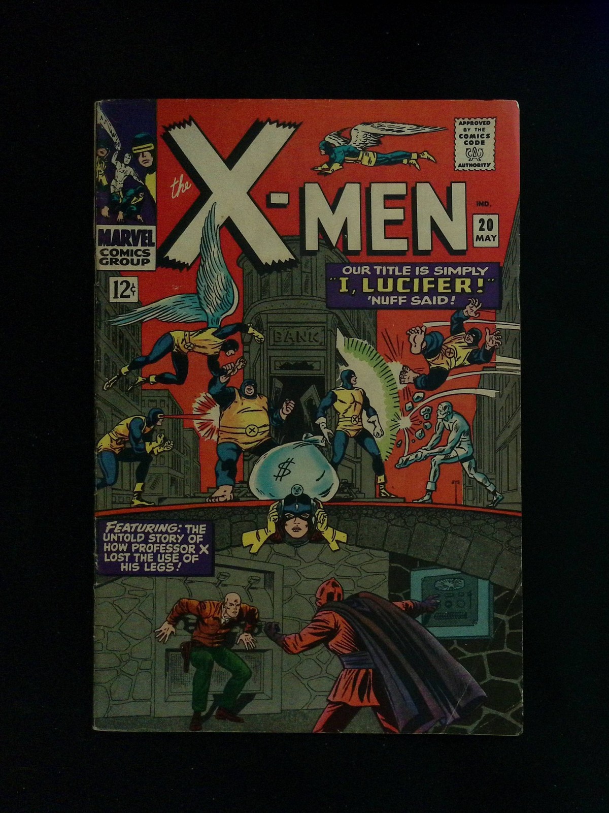 1966 X-Men 20 Origin Professor X legs Marvel 1966 X-Men 20 Origin Professor X legs Marvel