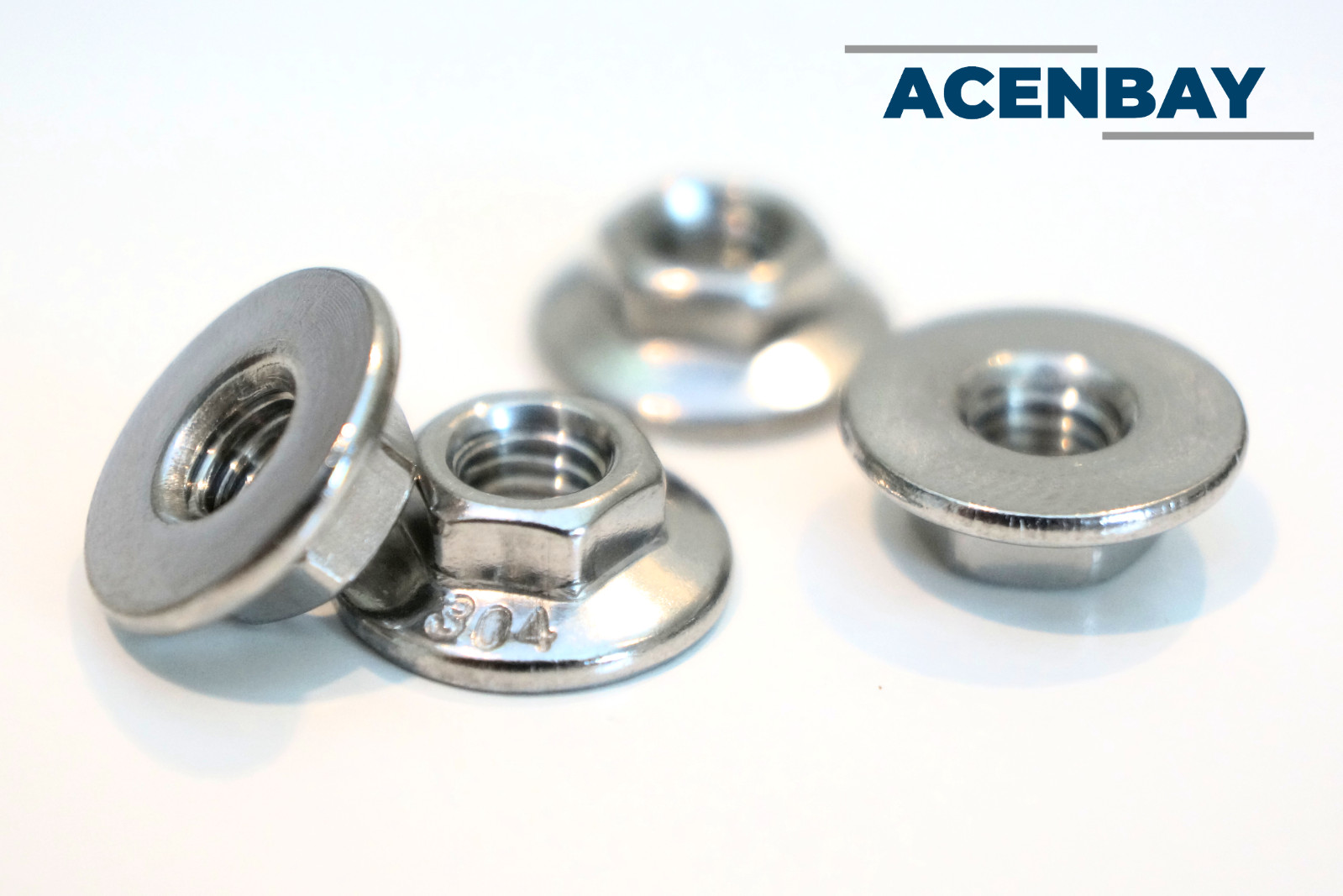 (58) M5-0.8 SS Wide Flange Nuts, for Prius Hybrid Battery Module Terminals