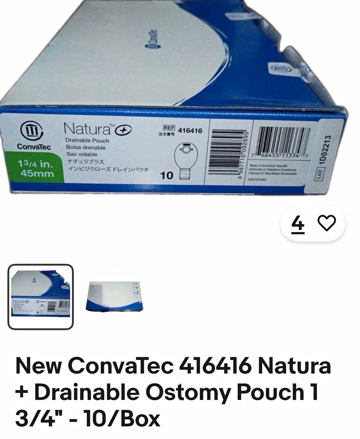 ConvaTec Natura Two-Piece Drainable Pouch 45mm (1-3/4 ConvaTec Natura Two-Piece Drainable Pouch 45mm (1-3/4