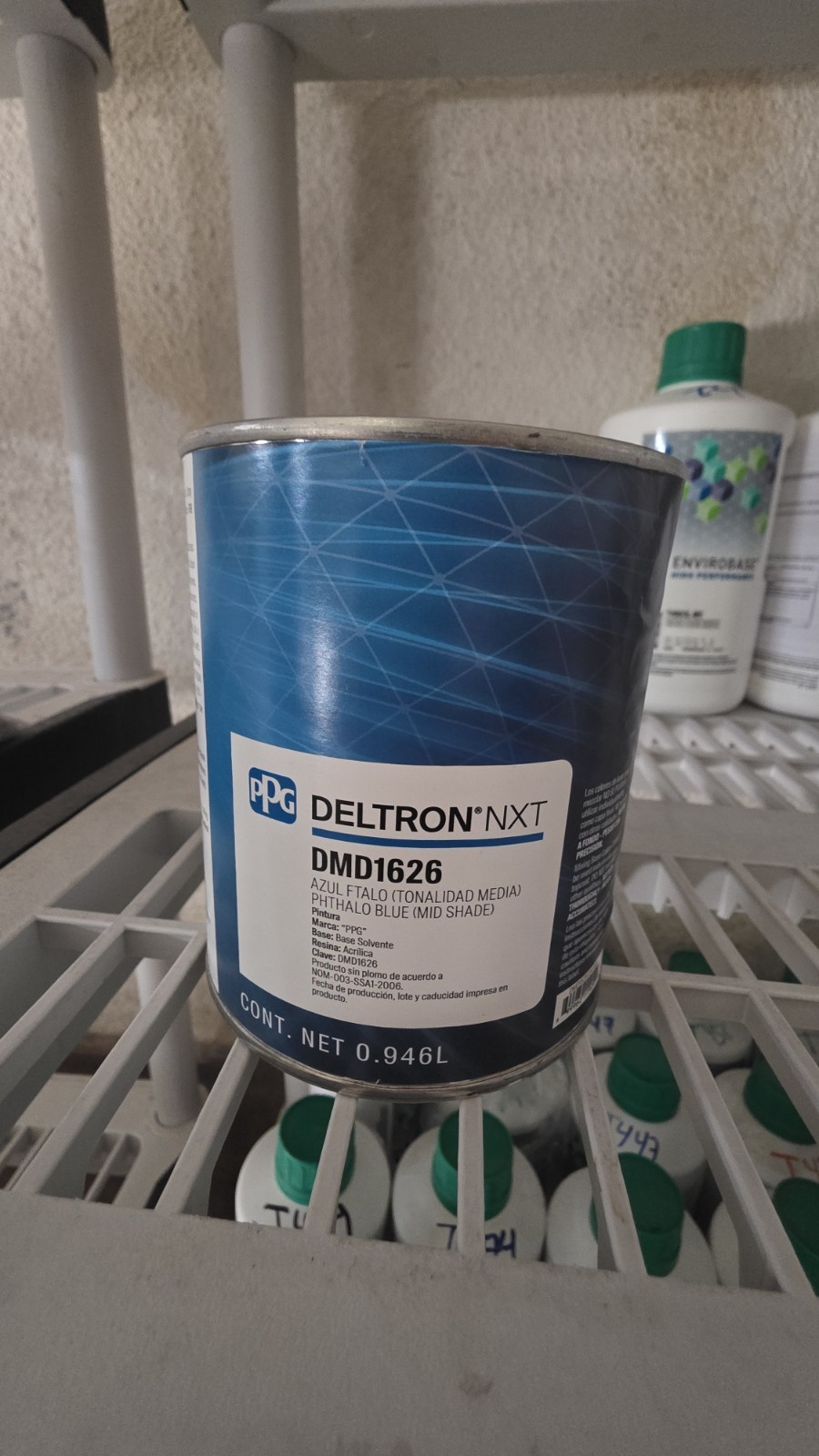 PPG DMD1626 Deltron 1 Qt Phthalo Blue Mid Shade. Replaces DMD1607 PPG DMD1626 Deltron 1 Qt Phthalo Blue Mid Shade. Replaces DMD1607