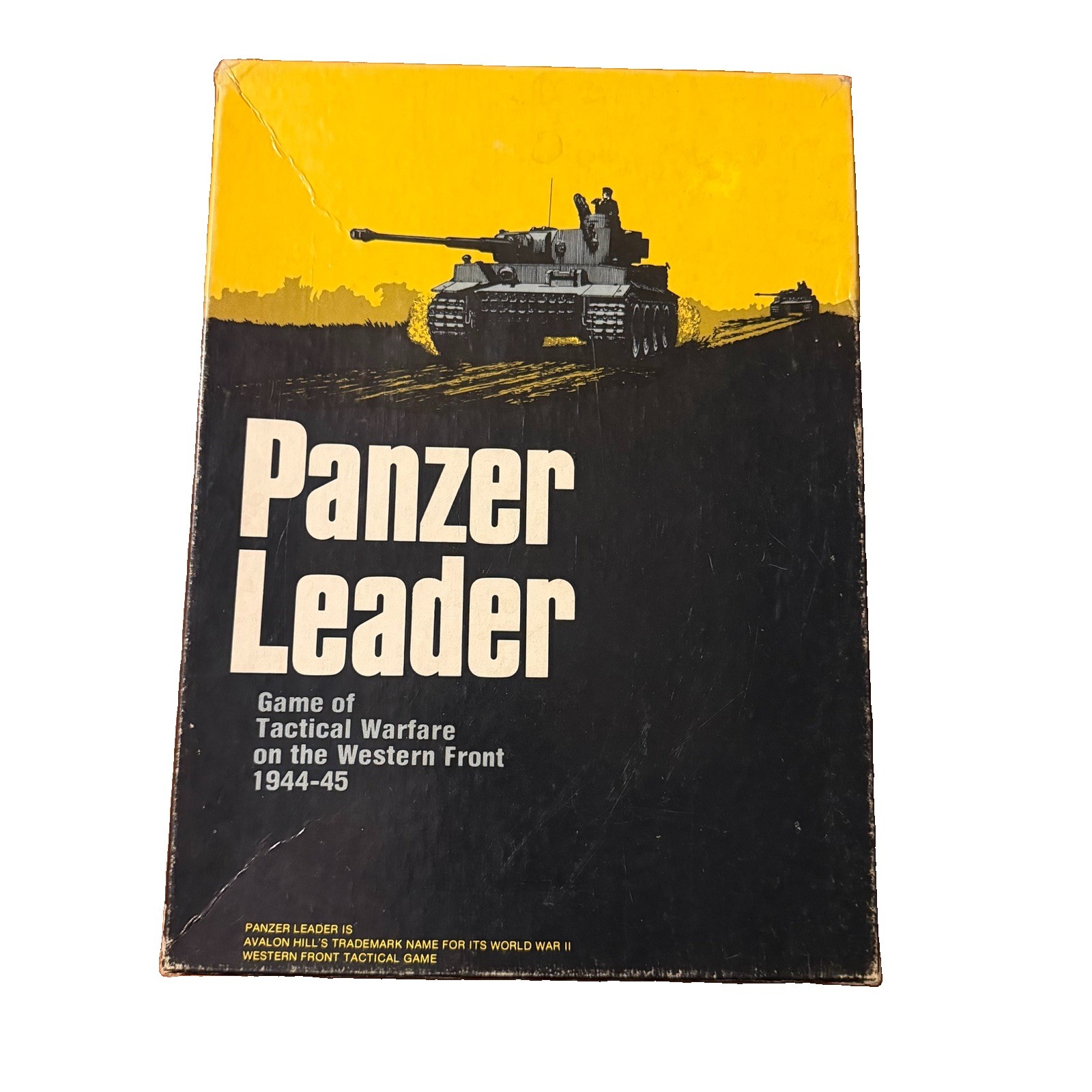 Vintage 1974 Panzer Leader War Board Game Avalon Hill WWII Tactical Strategy