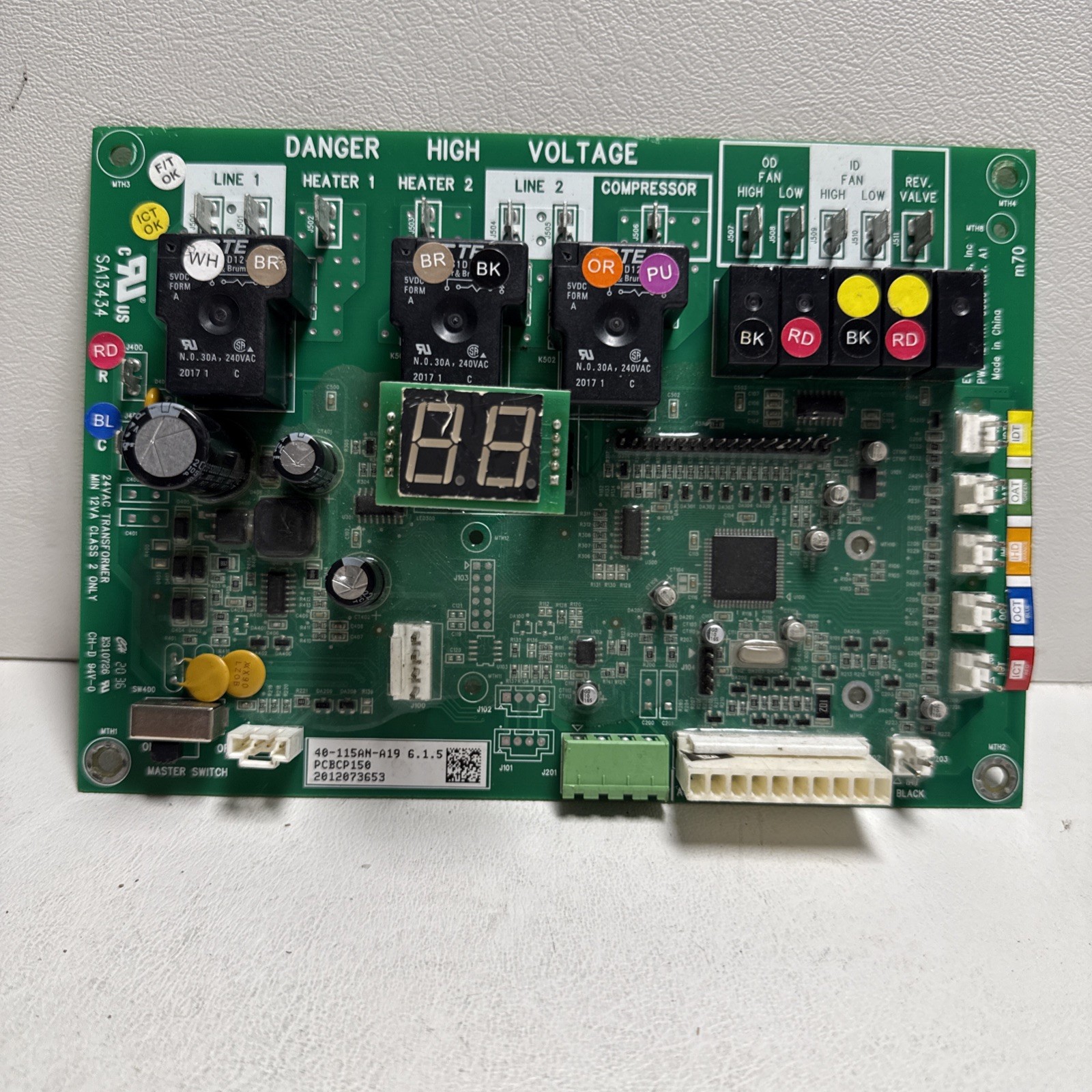 PWB-1274A1-0000 AMANA 40-115AN-A19 GOODMAN PTAC PCBCP150 Control Circuit Board PWB-1274A1-0000 AMANA 40-115AN-A19 GOODMAN PTAC PCBCP150 Control Circuit Board