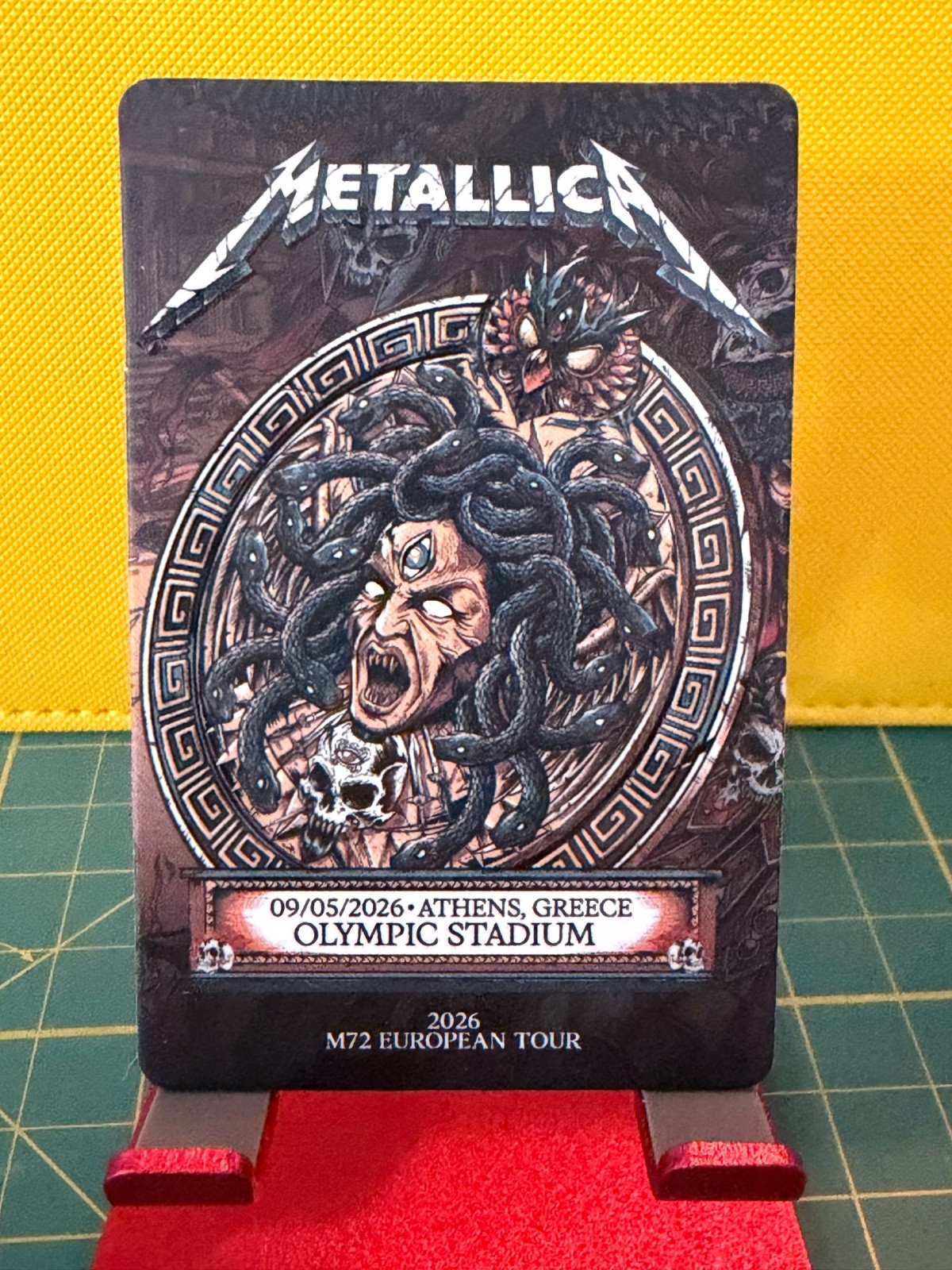 Metallica FANCARD M72 European Tour 05.09.2026 Athens Greece Olympic Stadium POP Metallica FANCARD M72 European Tour 05.09.2026 Athens Greece Olympic Stadium POP