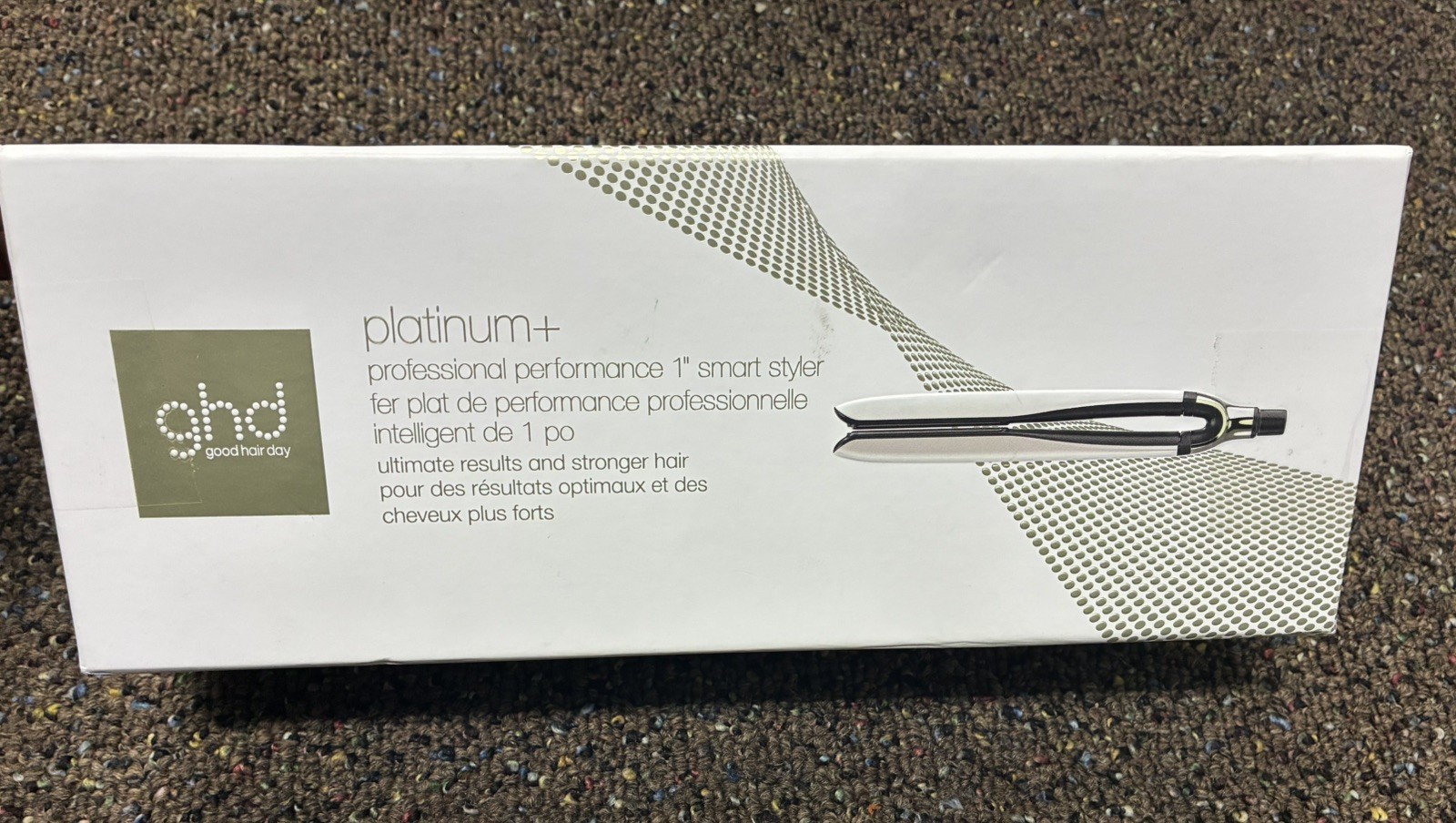 ghd Platinum+ 1 Inch Smart Styler Flat Iron Hair Straightener White NEW ghd Platinum+ 1 Inch Smart Styler Flat Iron Hair Straightener White NEW