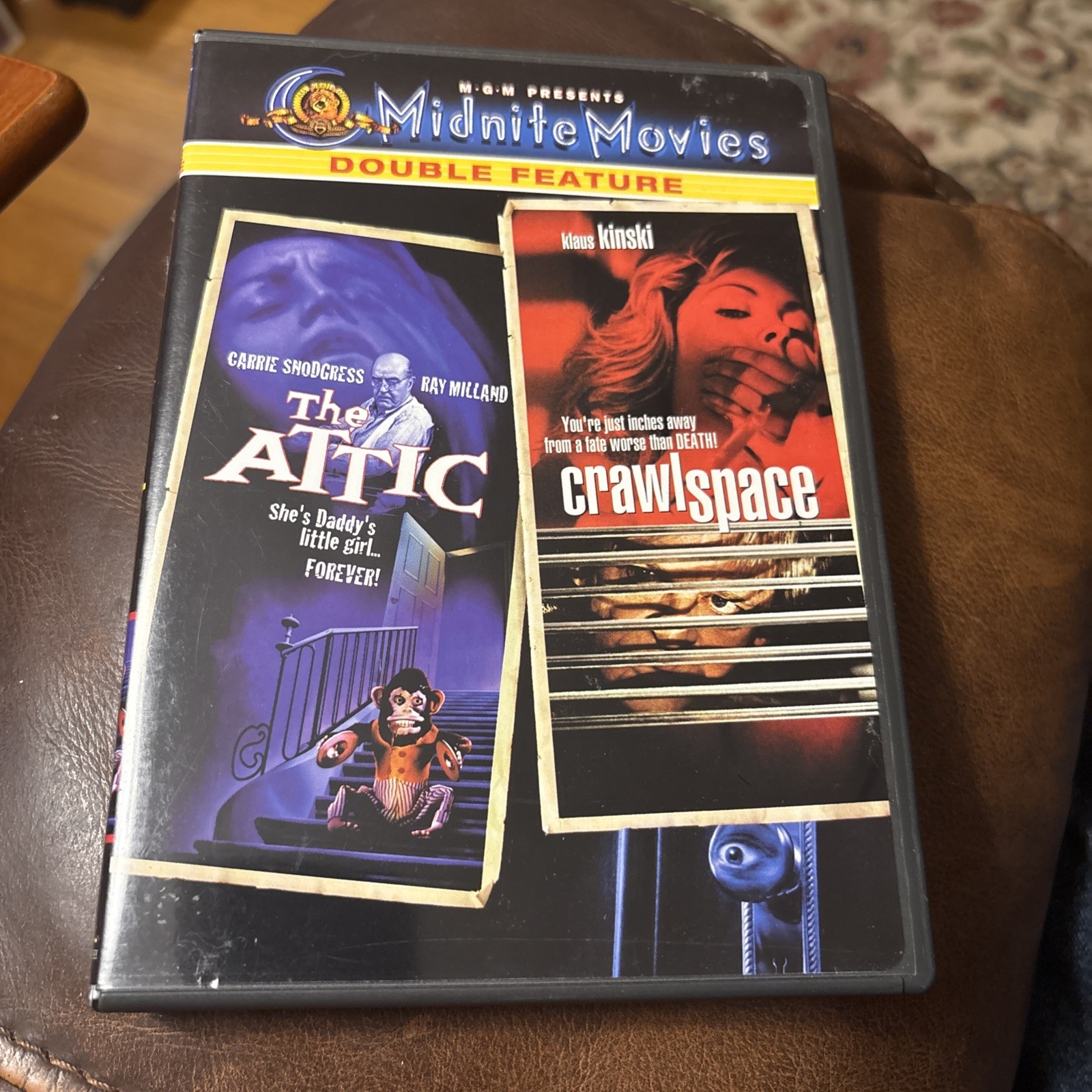 The Attic Crawlspace DVD Midnite Movies Klaus Kinski Ray Milland Horror OOP The Attic Crawlspace DVD Midnite Movies Klaus Kinski Ray Milland Horror OOP