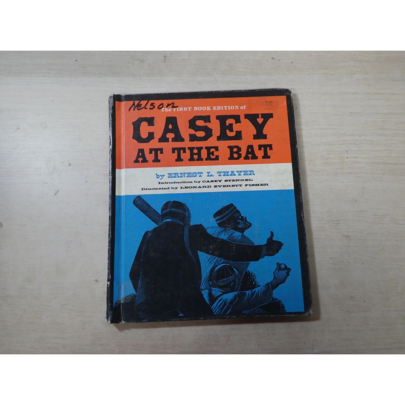 Casey at the Bat First Book Edition 1964 Ernest Thayer Casey Stengel Illustrated Casey at the Bat First Book Edition 1964 Ernest Thayer Casey Stengel Illustrated