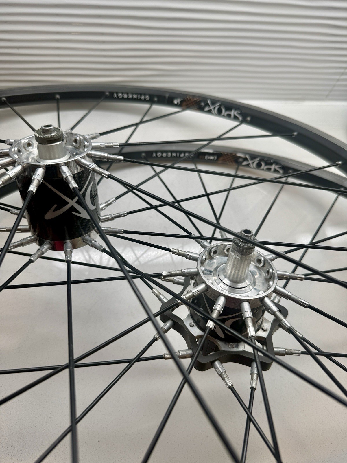 Vintage Spinergy SPOX Wheelset 26” MTB 8/9/10 Speed  Carbon CF Low Miles 90s MTB