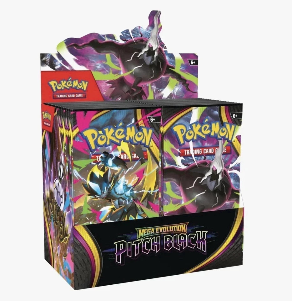 Pokémon TCG: Mega Evolution-Pitch Black Booster Display Box (36 Packs) Pokémon TCG: Mega Evolution-Pitch Black Booster Display Box (36 Packs)