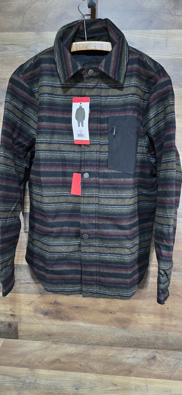 Pendleton Men’s Polyfill Insulation Wool Blend Shirt Jacket Sz M NWT Pendleton Men’s Polyfill Insulation Wool Blend Shirt Jacket Sz M NWT