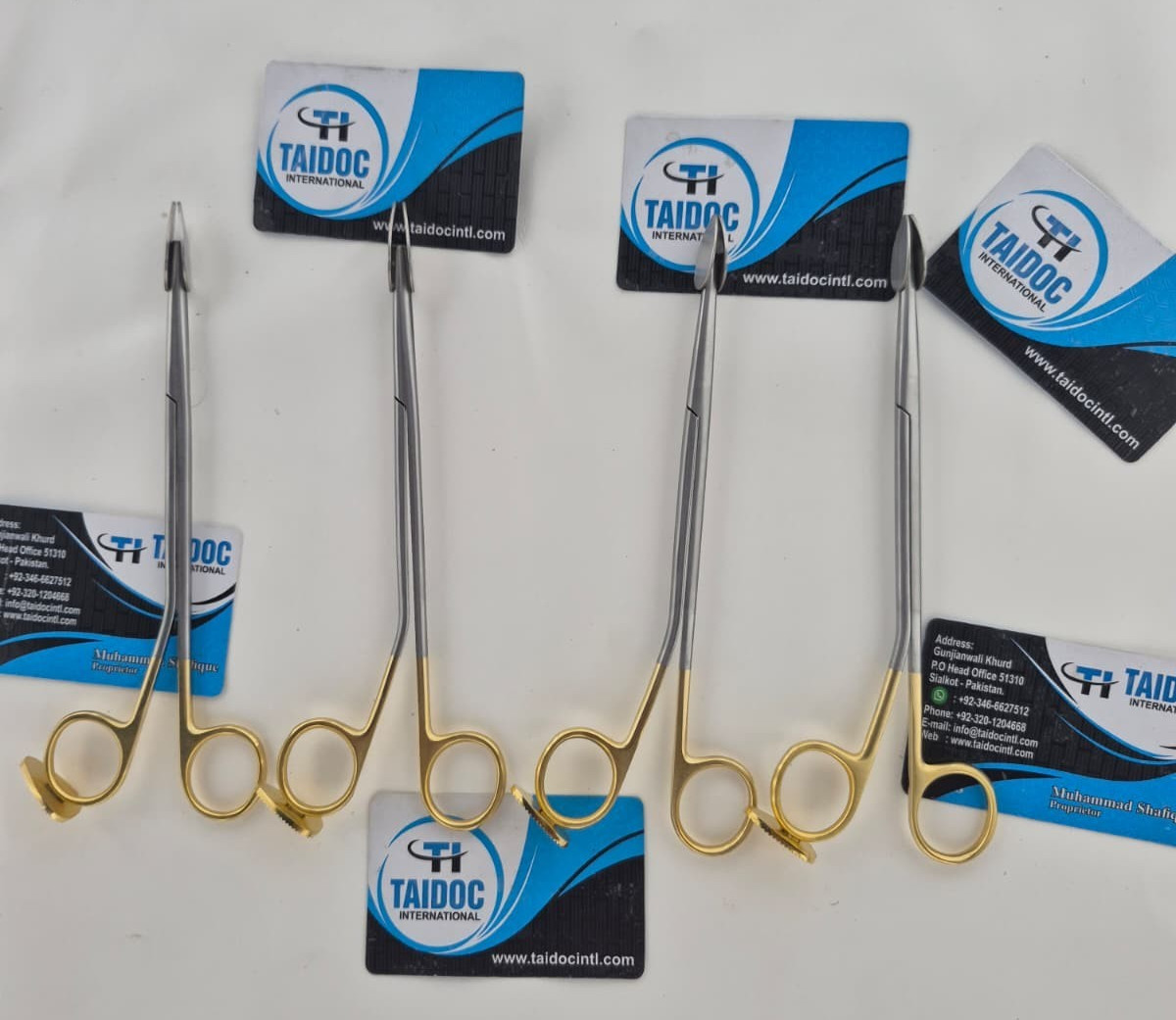 Trepsat Face Lift Dissection Scissors TC Insert With Speculated Tips 10CM,15CM