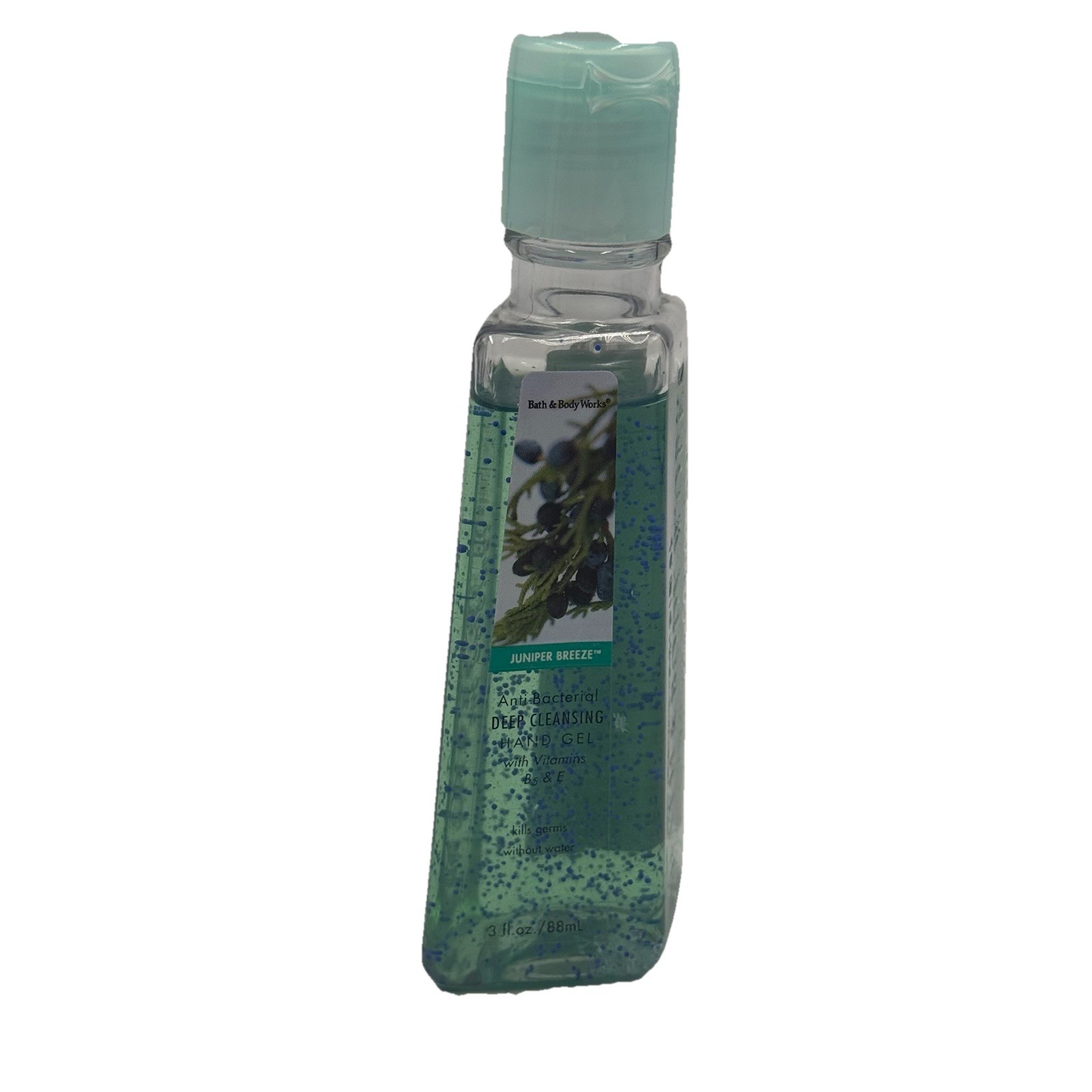 VTG 2002 Bath & Body Works Juniper Breeze Anti Bacterial Hand Gel 3 Oz RARE VTG 2002 Bath & Body Works Juniper Breeze Anti Bacterial Hand Gel 3 Oz RARE