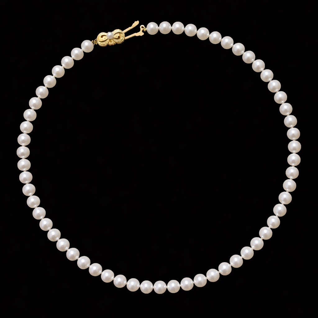 Mikimoto 18k Gold 6.5mm - 7mm Pearl Necklace 18 Mikimoto 18k Gold 6.5mm - 7mm Pearl Necklace 18