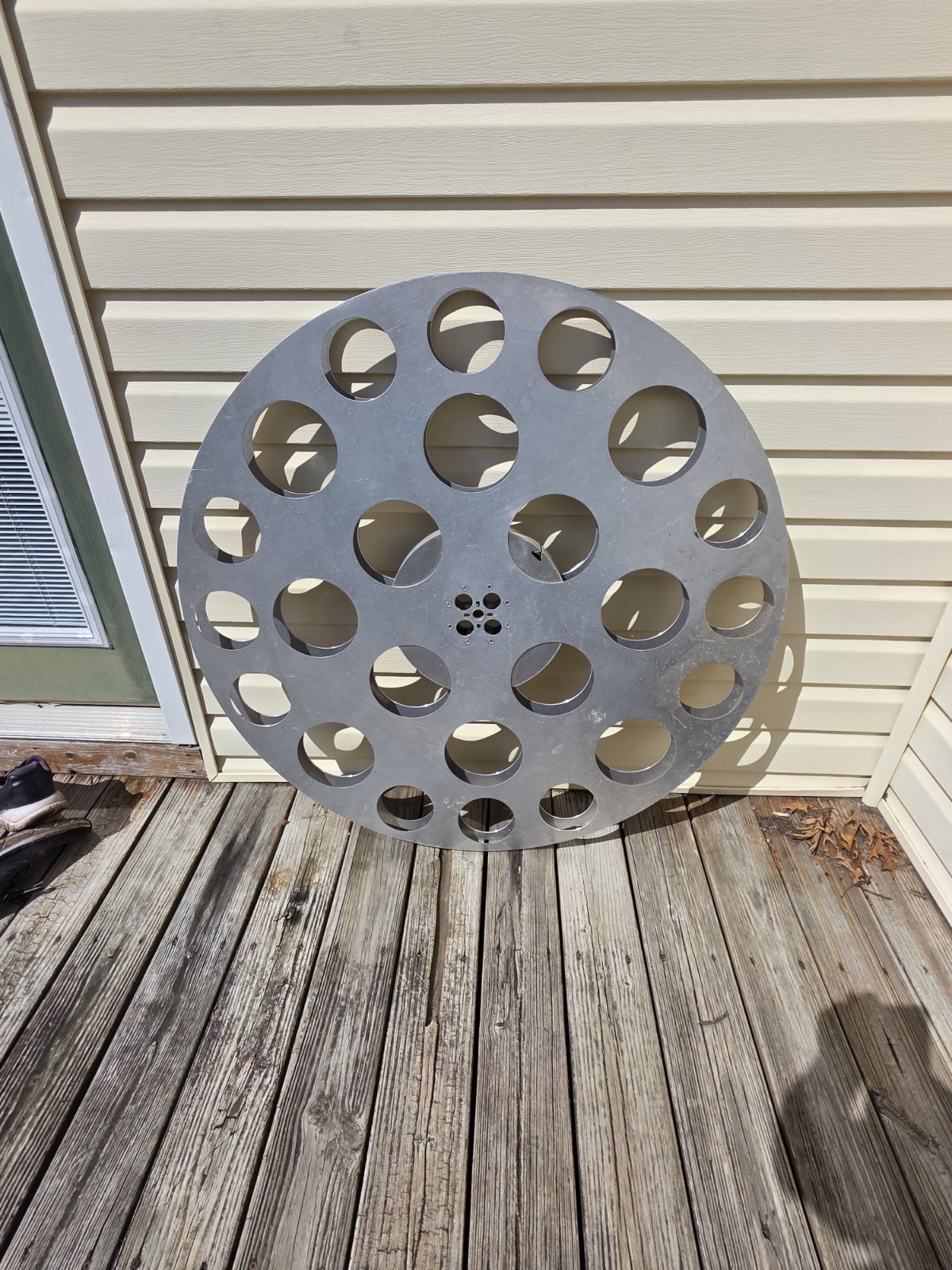LOCAL PICKUP 35mm Giant Film Reel - Metal 40” - Aluminum Goldberg Denver Co. LOCAL PICKUP 35mm Giant Film Reel - Metal 40” - Aluminum Goldberg Denver Co.