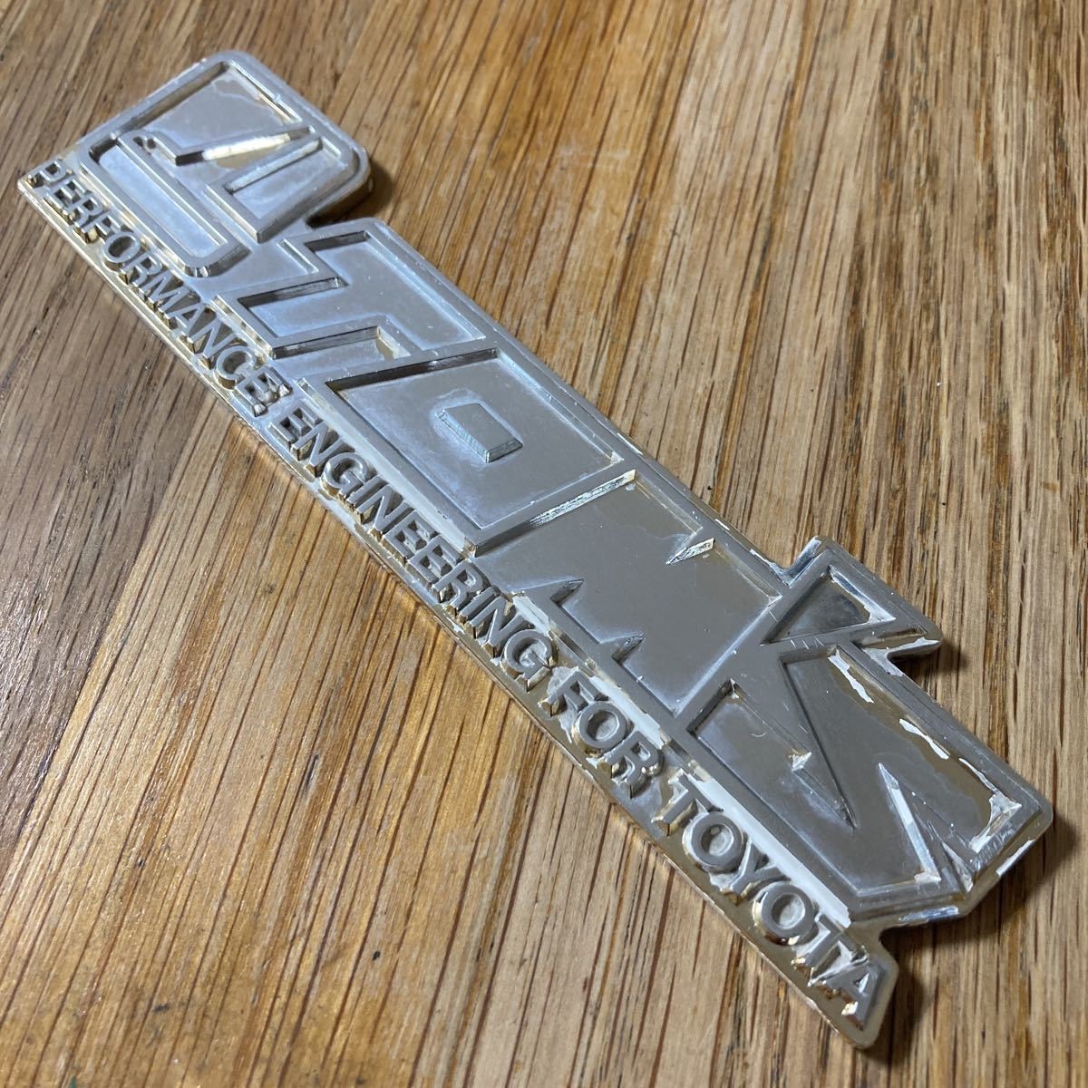 TOM'S Performance Engineering Toyota Emblem Metal Badge Vintage JDM Supra TOM'S Performance Engineering Toyota Emblem Metal Badge Vintage JDM Supra