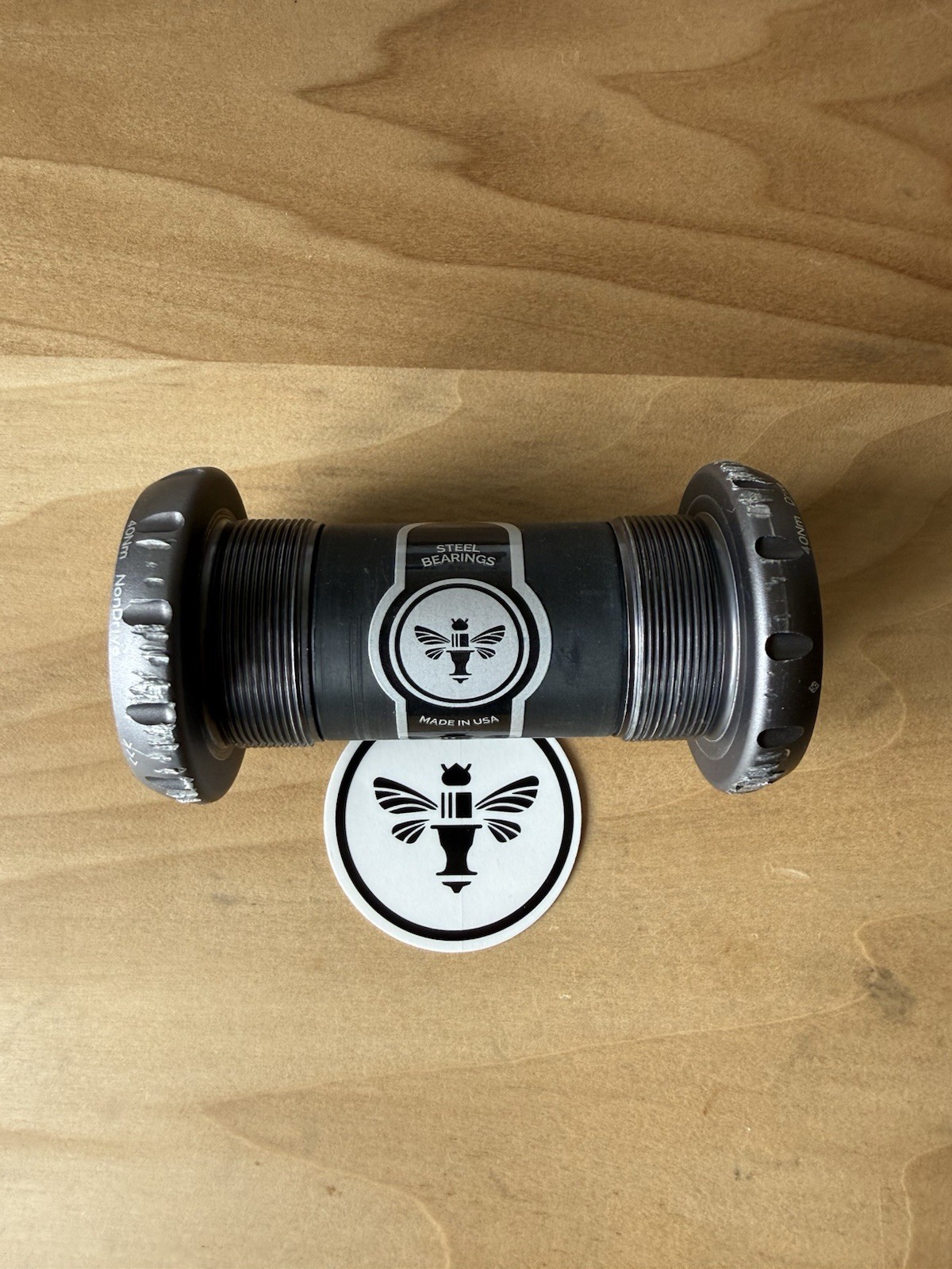 Chris King Threadfit 30 Bottom Bracket Gray Silver