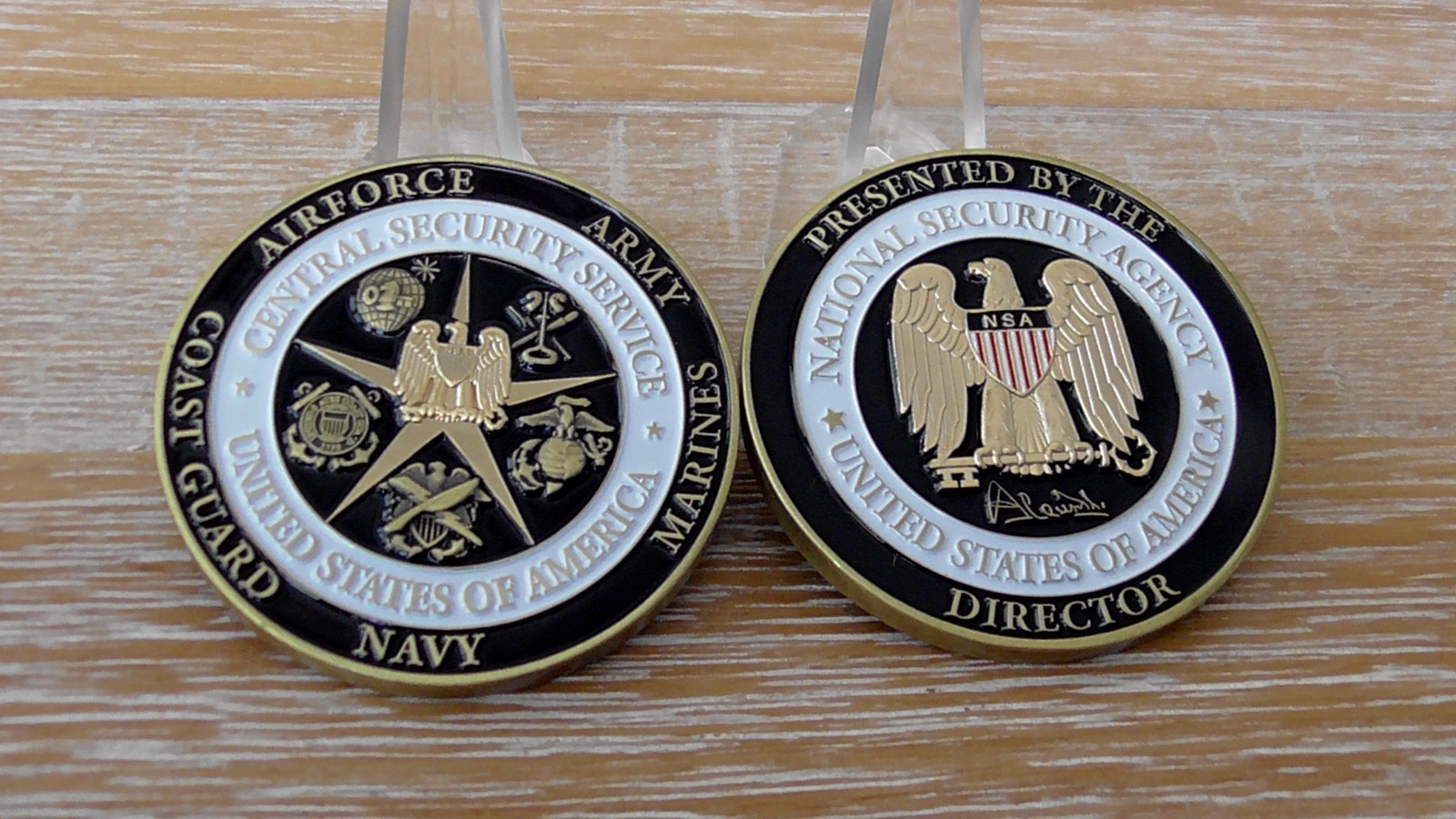 NSA Army USAF USN USMC USCG Cyber Operations Directors Challenge Coin
