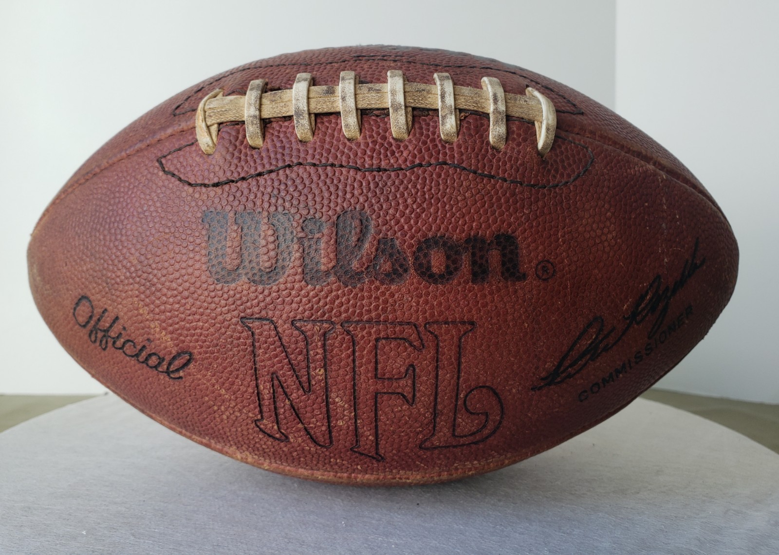 Vintage Wilson Official NFL Leather Football Pete Rozelle Commissioner Made USA