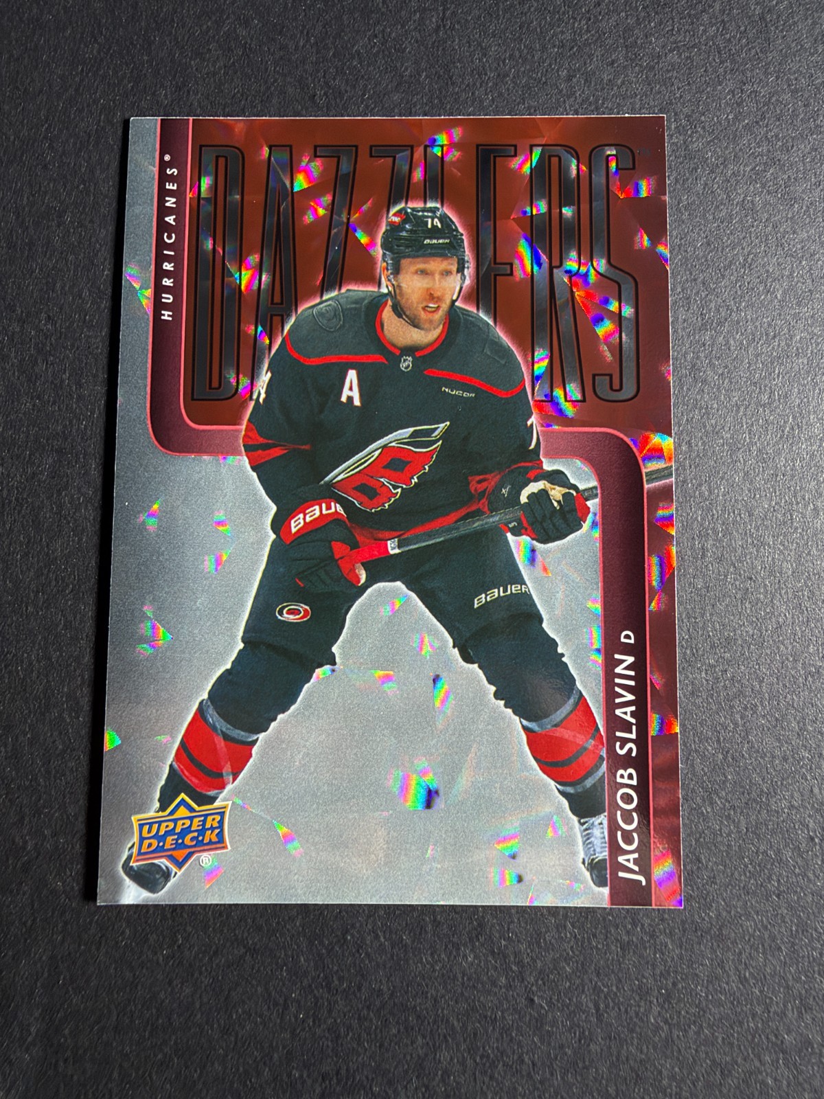 2025-26 UD Extended Series - Jaccob Slavin #DZ-147 HOLIDAY DAZZLERS 2025-26 UD Extended Series - Jaccob Slavin #DZ-147 HOLIDAY DAZZLERS
