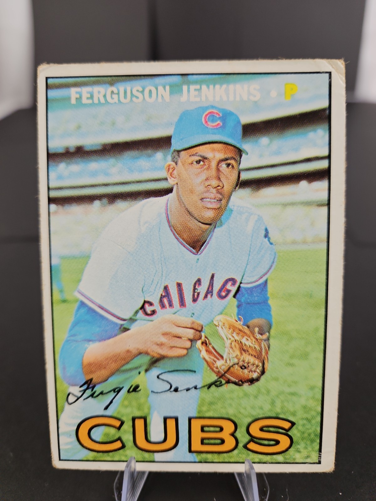 FERGUSON JENKINS 1967 TOPPS BASEBALL CARD #333 CHICAGO CUBS