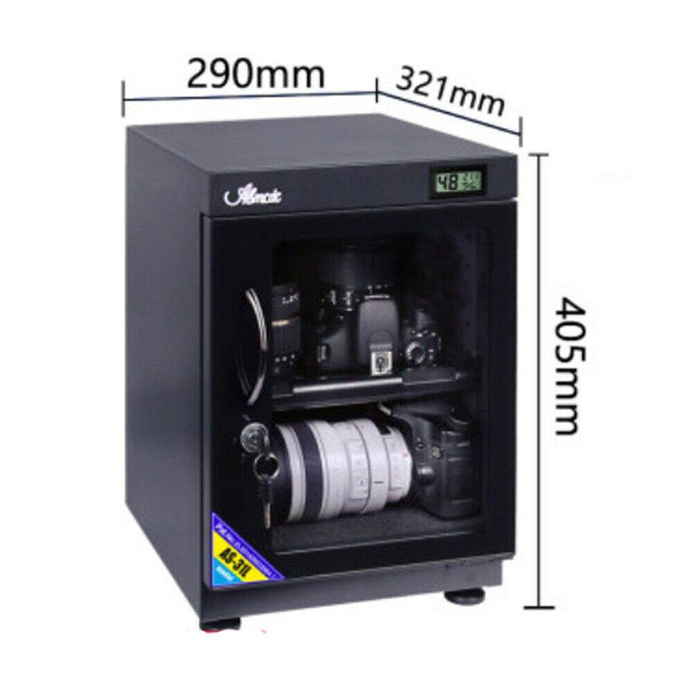 30L/40L/50L Digital Dehumidify Dry Cabinet Box for Lens Camera Equipment Storage